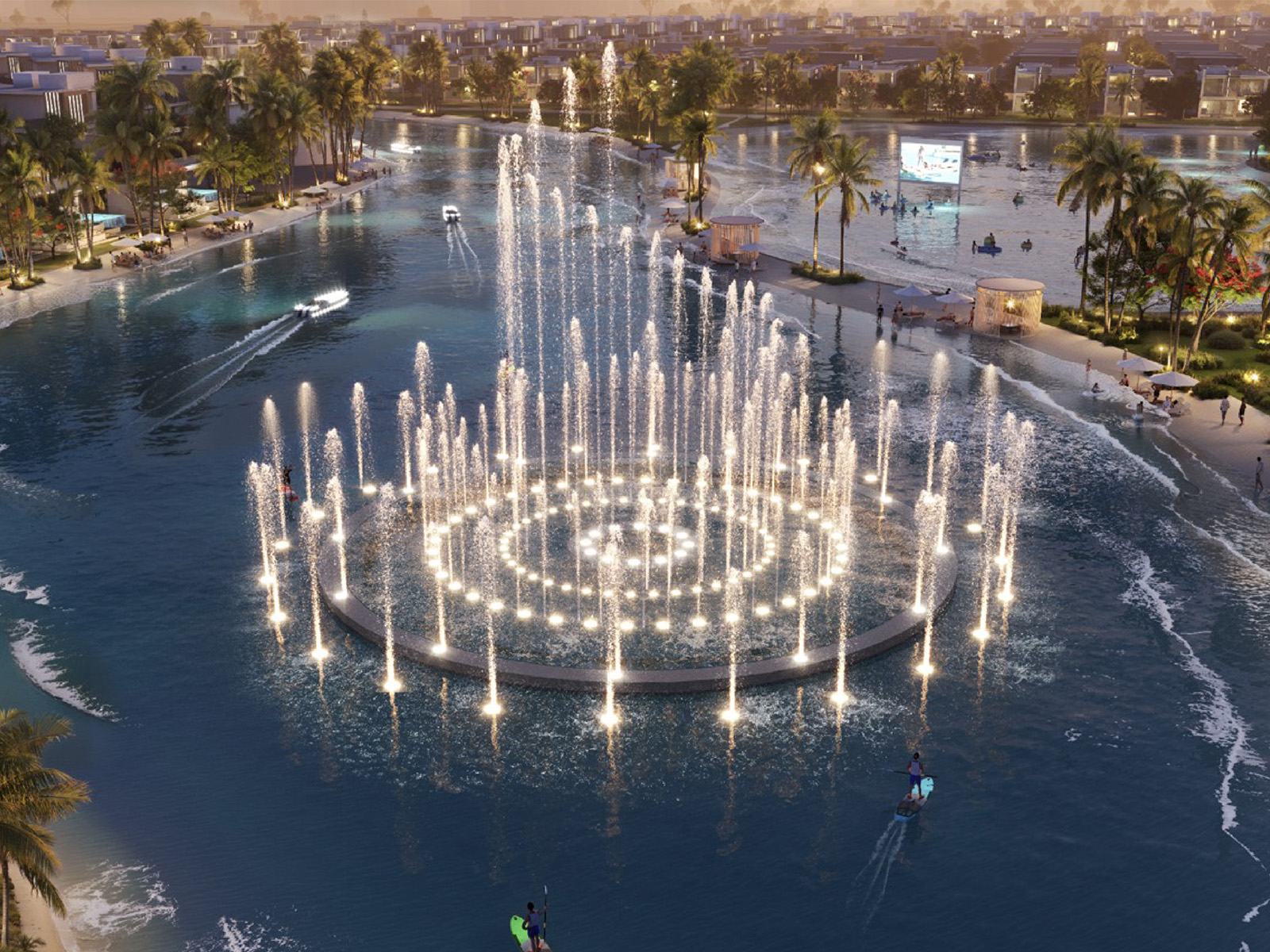 Central Hub Fountain